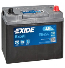 Аккумулятор автомобильный EXIDE EXCELL 45A (EB454)