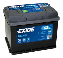 Акумулятор автомобільний EXIDE EXCELL 62A (EB620)