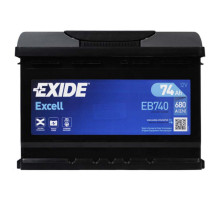 Акумулятор автомобільний EXIDE EXCELL 74A (EB740)