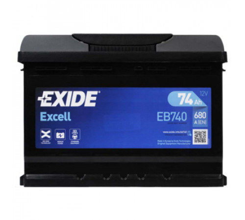 Аккумулятор автомобильный EXIDE EXCELL 74A (EB740)