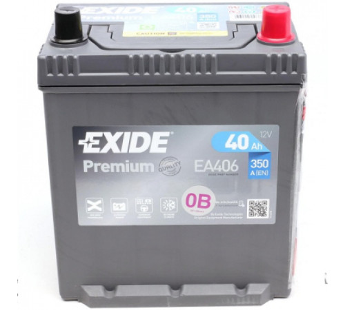 Аккумулятор автомобильный EXIDE PREMIUM 40A (EA406)