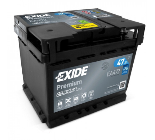 Аккумулятор автомобильный EXIDE PREMIUM 47A (EA472)