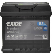 Аккумулятор автомобильный EXIDE PREMIUM 53A (EA530)