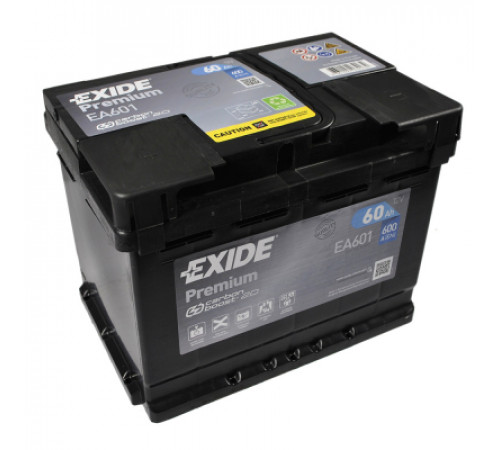 Аккумулятор автомобильный EXIDE PREMIUM 60A (EA601)