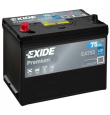 Аккумулятор автомобильный EXIDE PREMIUM 75A (EA755)