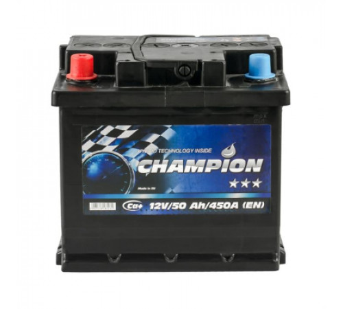 Аккумулятор автомобильный Champion Black 50 Ah/12V (CHB50-1)
