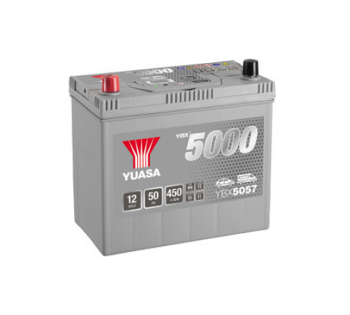 Аккумулятор автомобильный Yuasa 12V 50Ah Silver High Performance Battery (YBX5057)