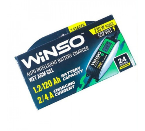 Зарядний пристрій для автомобільного акумулятора WINSO 139700