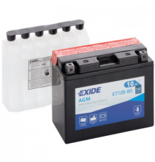 Аккумулятор автомобильный EXIDE AGM 10Ah (+/-) (160EN) (ET12B-BS)