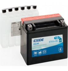 Аккумулятор автомобильный EXIDE AGM 12Ah (+/-) (200EN) (ETX14-BS)