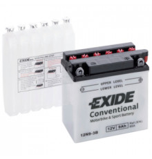 Аккумулятор автомобильный EXIDE CONVENTIONAL 9Ah Ев (-/+) (85EN) (12N9-3B)