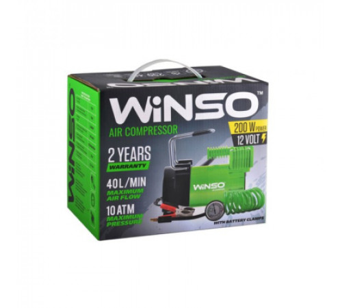 Автомобильный компрессор WINSO 10 Атм, 40 л/мин (126000)