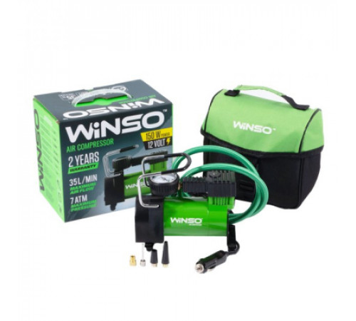 Автомобильный компрессор WINSO 7 Атм 35 л/мин (121000)