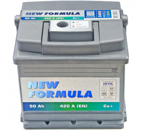 Аккумулятор автомобильный NEW FORMULA 50Ah (+/-) 420EN (5502202210)