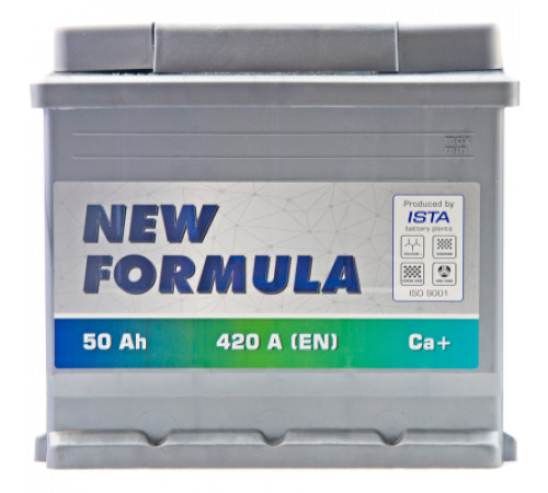 Аккумулятор автомобильный NEW FORMULA 50Ah (+/-) 420EN (5502202210)