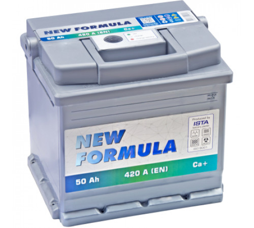 Аккумулятор автомобильный NEW FORMULA 50Ah (+/-) 420EN (5502202210)