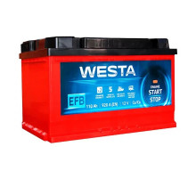 Аккумулятор автомобильный Westa 6CT-110 А (0) RED EFB