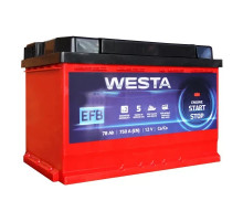 Акумулятор автомобільний Westa 6CT-78 А RED EFB