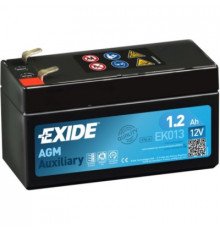 Аккумулятор автомобильный EXIDE START-STOP AGM 1,2Ah (+/-) (18CCA) (EK013)