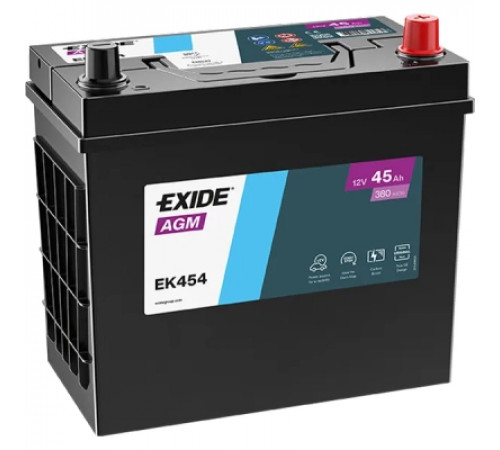 Аккумулятор автомобильный EXIDE START-STOP AGM 45Ah ASIA Ев (-/+) (380EN) (EK454)