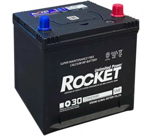 Аккумулятор автомобильный ROCKET SMF 50Ah ASIA Ев (-/+) (520CCA) (SMF 55D20AL)