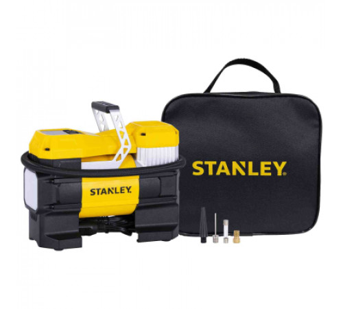 Автомобільний компресор Stanley 23 л/хв, 12 В, 10 бар, вага 1.1 кг (SXIF0001)