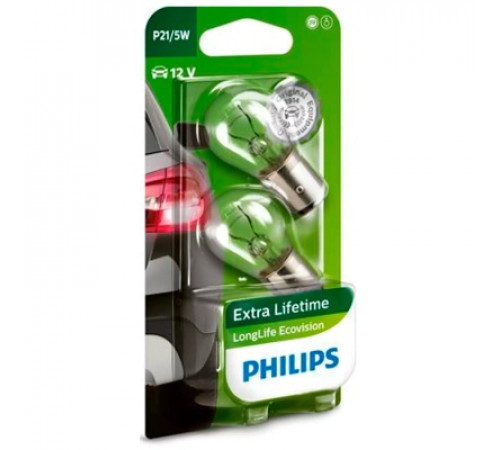 Автолампа Philips 21/5W (12499 LLECO B2)
