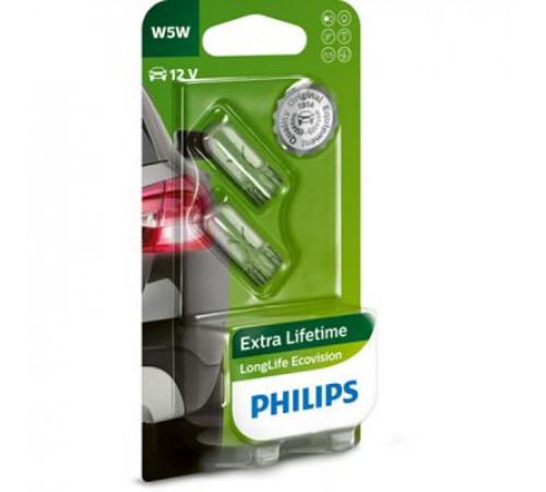Автолампа Philips 5W (12961 LLECO B2)