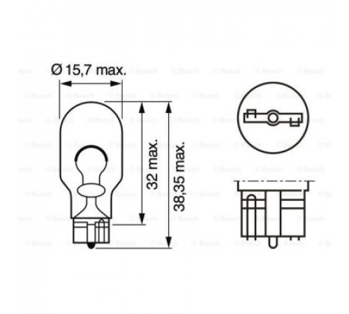 Автолампа Bosch 21W (1 987 302 249)