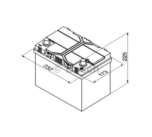 Аккумулятор автомобильный Bosch 60А (0 092 S40 240)