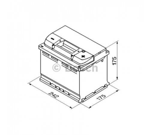 Аккумулятор автомобильный Bosch 61А (0 092 S50 040)