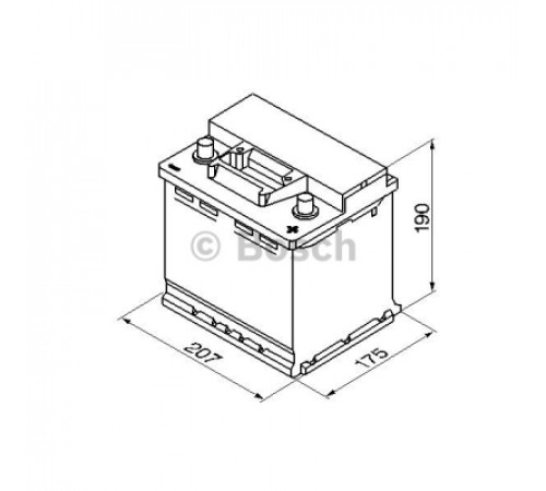 Аккумулятор автомобильный Bosch 45А (0 092 S30 020)