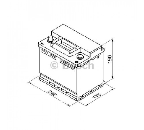 Аккумулятор автомобильный Bosch 56А (0 092 S30 050)