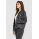 Куртка жіноча джинсова, колір сірий, 255RA2300
