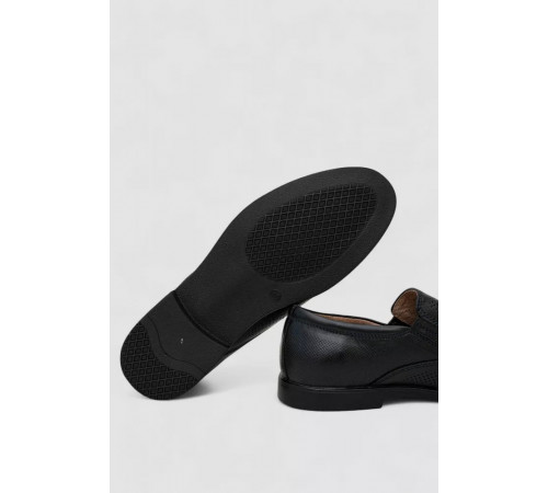 Туфли мужские с перфорацией, цвет темно-синий, 243RC1851.