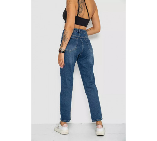 Джинсы женские MOM, цвет синий, 244R920-4
