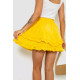 Спідниця однотонна коротка, колір жовтий, 102R5254