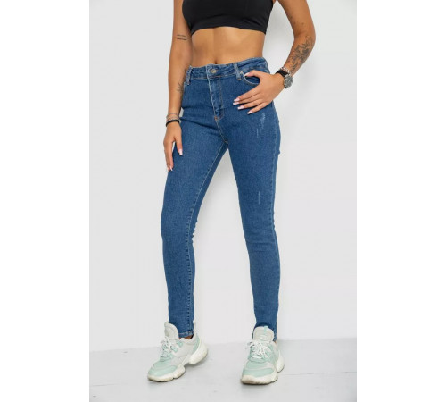 Джинси жіночі демісезонні, колір синій, 244RSK2021-9