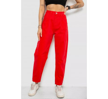 Джинсы женские, цвет красный, 182R1621.