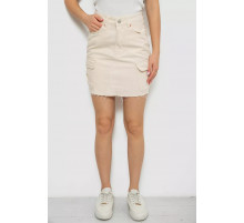 Спідниця жіноча джинсова, колір бежевий, 182R2764