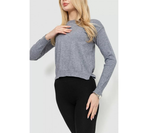 Свитер женский, цвет серый, 244R2027
