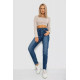 Джинсы женские Mom-fit стрейч, цвет синий, 244R1143