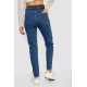 Джинсы женские Mom-fit стрейч, цвет синий, 244R1143