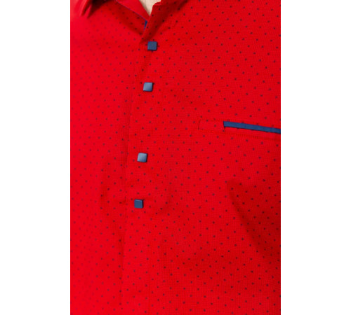 Рубашка мужская классическая, цвет красный, 214R7126