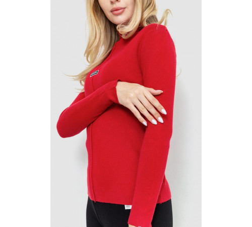 Женский гольф, цвет красный, 204R008-1