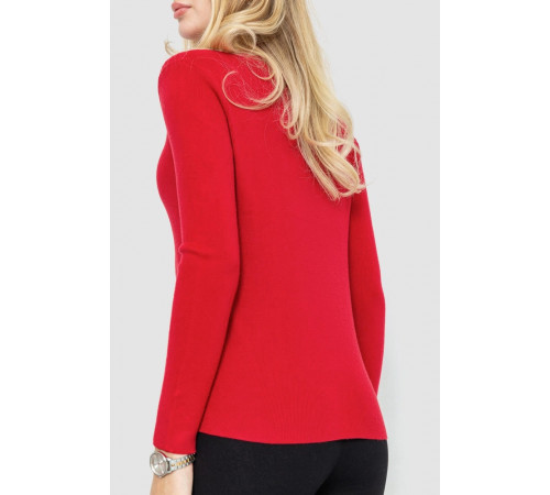 Женский гольф, цвет красный, 204R008-1