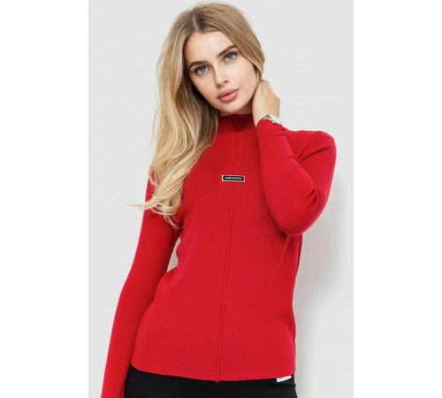 Женский гольф, цвет красный, 204R008-1