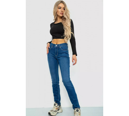 Джинсы женские, цвет синий, 244R0355