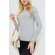 Кофта женская однотонная, цвет серый, 244R2033-1.