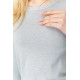 Кофта женская однотонная, цвет серый, 244R2033-1.